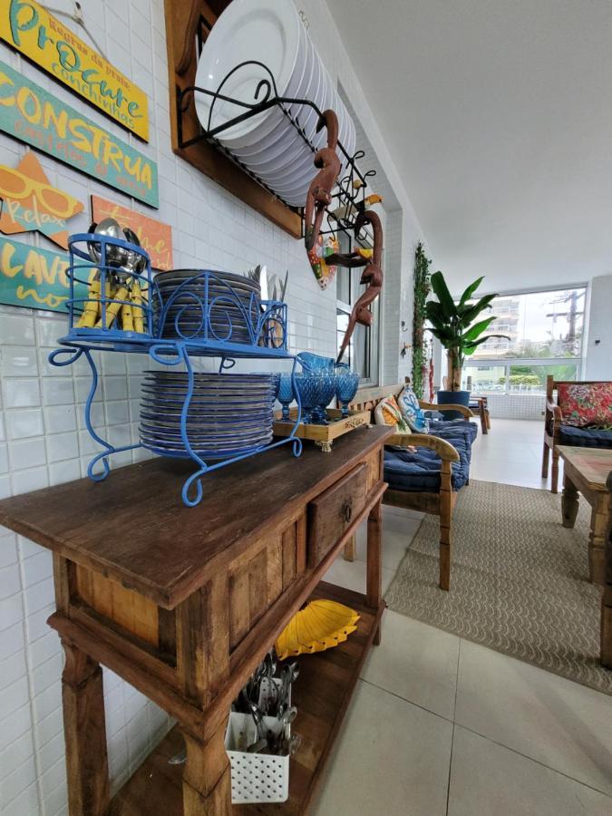 Exclusiva Varanda pé na areia Pitangueiras Guarujá Exterior foto