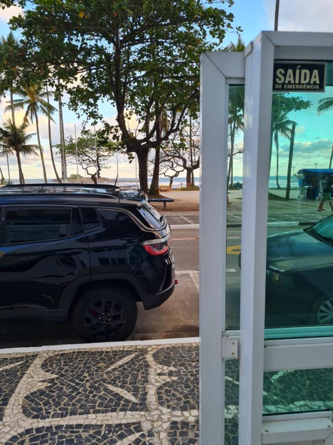 Exclusiva Varanda pé na areia Pitangueiras Guarujá Exterior foto