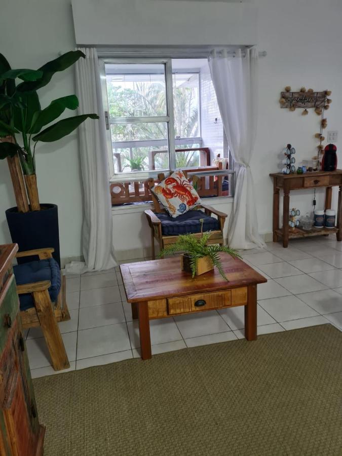 Exclusiva Varanda pé na areia Pitangueiras Guarujá Exterior foto
